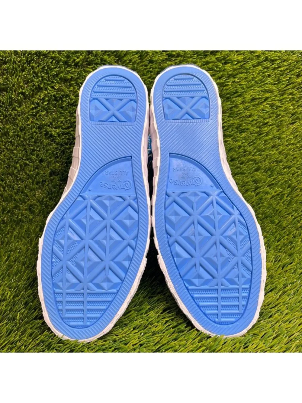 Converse UNT1TL3D Hi Not A Chuck Boys Size 6Y Blue White Athletic Shoes Sneakers